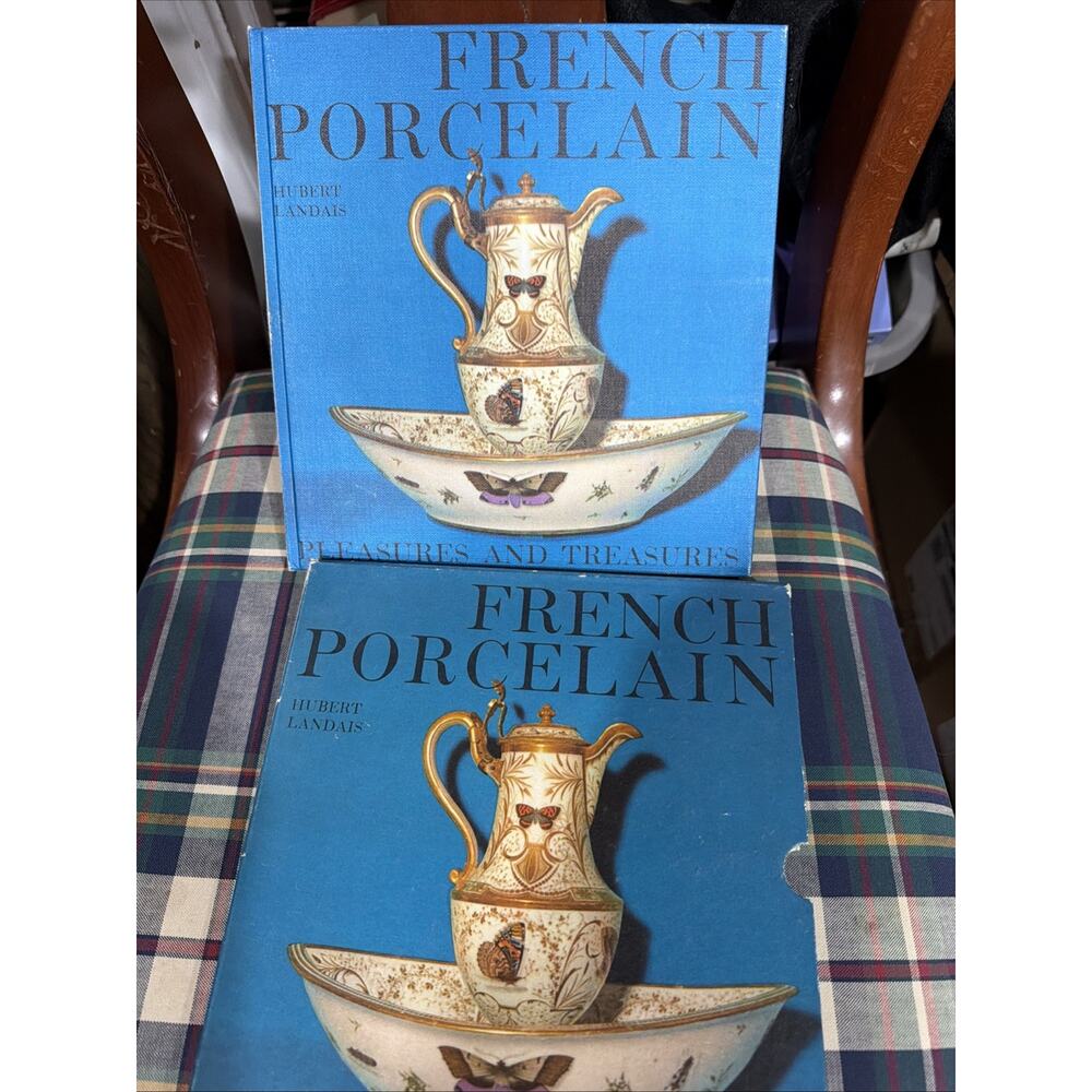 FRENCH PORCELAIN HUBERT LANDAIS PLEASURES AND‎ TREASURES 1961 RARE BOOK SLEEVE